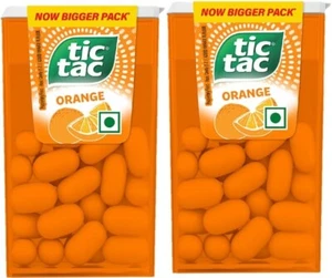 Tic Tac, Orange Flavor Candy 9.g (Pack Of 12) free shipping - Picture 1 of 4