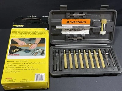 Juego de martillos y punzones WHEELER 15 piezas con 8 punzones de latón, 4 de acero y 2 de plástico Foto 1 de 4