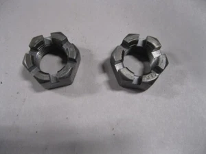 (2) 7/8-14 Slotted Hex Castle Nut Fine Thread - Picture 1 of 1