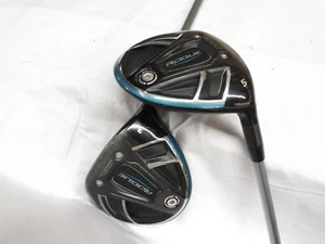 Used Callaway Rogue 3 and 5 Fairway Wood Set Quaranta 50 Regular flex 3W 5W +HC - Picture 1 of 10