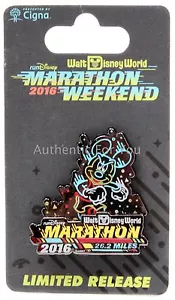 Pin intercambiador Disney RunDisney 2016 Marathon Weekend Mickey Mouse Marathon LR - Imagen 1 de 1