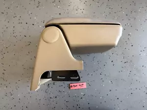 1987-1989 OEM Ford Mustang Center Console Armrest Storage Lid SAND #1200 - Picture 1 of 20