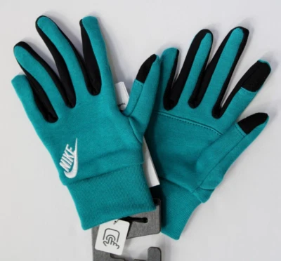 NWT Nike Sportswear Club Fleece Unisex Kids Teal Gloves Boy's Girl's - Image 1 of 3