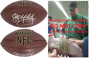 Jim Kelly signed Football Proof COA Buffalo Bills Miami Hurricanes handsigniert - Bild 1 von 3