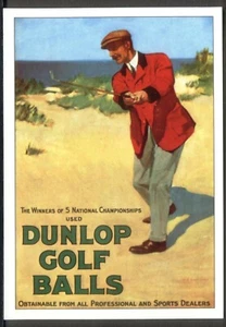 Modern Postcard: Golfers Win with DUNLOP Golf Balls. Vintage Advert. Opie 01GS05 - Picture 1 of 1