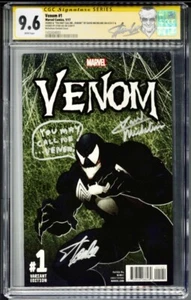 VENOM 1 1:1000 MCFARLANE CGC 9.6 2X SS QUOTED STAN LEE MICHELINIE RARE 1 OF 1 - Picture 1 of 5