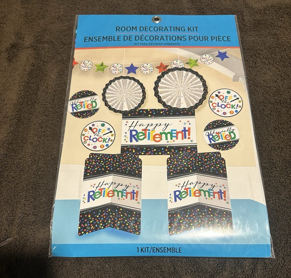 Retirement Party Decorating Kit Office Party Supplies Men Women School - Image 1 of 4