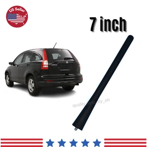 7" Short Black Antenna Mast Aerial Replacement AM/FM For Honda CR-V 2007-2014 - Picture 1 of 2