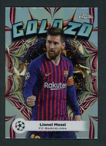 2024 LIONEL MESSI TOPPS CROMO UEFA CHAMPIONS LEAGUE GOLAZO RIFRATTORE - Foto 1 di 2