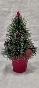 1960s Kitschy Christmas 6" Tall Plastic Christmas Tree 42103 - Picture 1 of 7