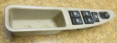 2003 Saturn Ion Left Front Door Window Switch Driver Side Power Window Tan LH 03 - Image 1 of 2