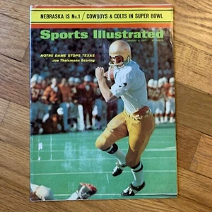 Sports Illustrated ~ January 11, 1971 ~ Joe Theismann Cover ~ Notre Dame - Picture 1 of 3