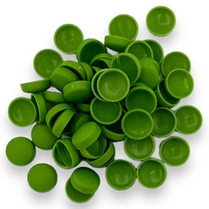 Tornillos de plástico cubierta Snap-Caps™ verde helecho, dos piezas mate 10/12 g - Imagen 1 de 3