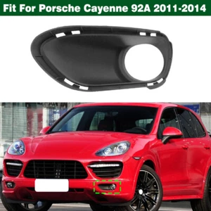 Left Front Bumper Fog Light Lamp Cover Bezel Trim For Porsche Cayenne 2011-2014 - Picture 1 of 9