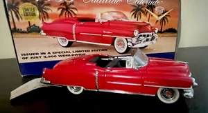 1953 CADILLAC ELDORADO RED CONVERTIBLE FRANKLIN MINT 1/24 With Original Box - Picture 1 of 14
