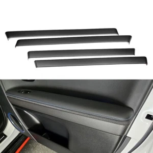 4Stück Matt Kohlefaser Innenleiste der Türverkleidung für Hyundai Ioniq 5 N 22+ - Picture 1 of 7