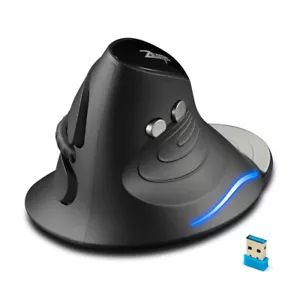 ZELOTES F-17 Pionowa mysz 2,4 GHz Gaming 6 przycisków 3 prędkość ruchu - Zdjęcie 1 z 12