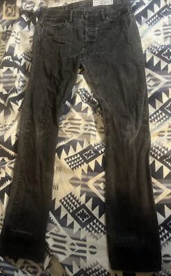 Rogue Territory RGT skinny jeans Denim black japanese Selvedge 34 - Image 1 of 4