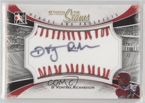 2011 ITG Heroes and Prospects Red Stitch /30 D'Vontrey Richardson #BTS-DR Auto