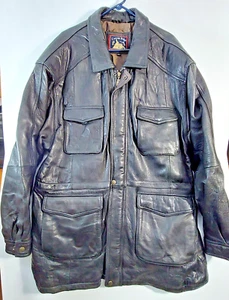 Canyon Ridge Herren 2XT Lederjacke Mantel schwarz - Bild 1 von 4