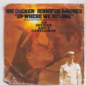 (nW225) Joe Cocker & Jennifer Warnes, Up Where We Belong - 1982 - 7" vinyl - Picture 1 of 2