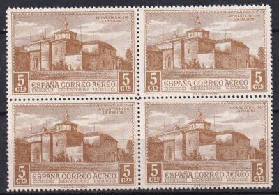 Spain 1930 Edifil 547 America Discovery La Rabida Monastery block of 4 MNH - Image 1 of 2