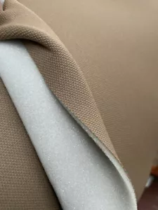 Car Headlining Fabric Tan Brown 140cm wide 2mm Foam Backed FREE DELIVERY - Picture 1 of 2