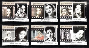 INDIA 2011 FILM ACTRESSES SET OF 6 SCOTT 2513-2518 MNH - Picture 1 of 1