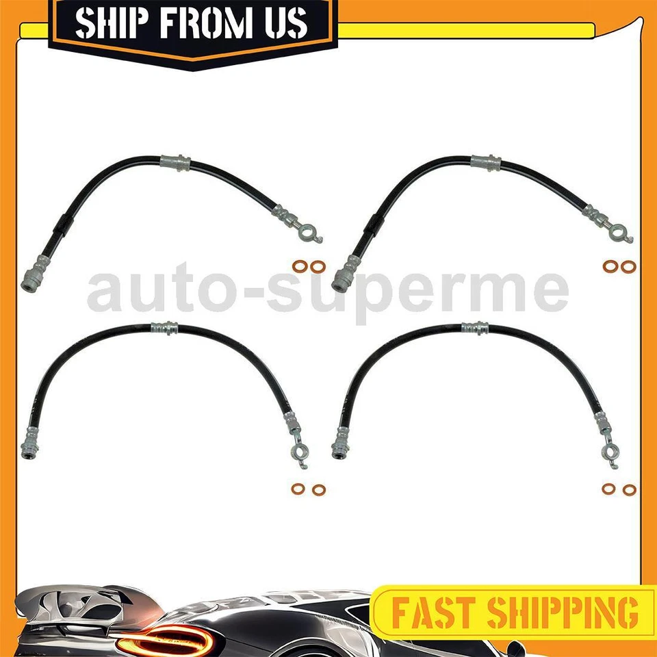 Kit manguera freno delantero trasero línea 4 piezas para Mazda Protege5 2002-2003 2,0 L Foto 1 de 4