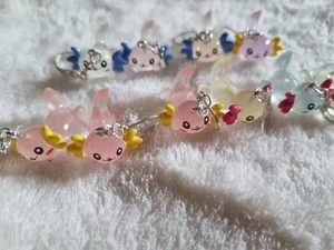 unique Alternative Charm Kawaii figurines Axolotl Funny Glow In Dark Earrings - Picture 1 of 4