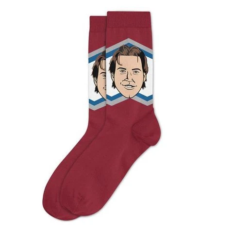 Patrick Roy Colorado Avalanche Sockey Hall Of Fame Original Socks One Size NHL Cover