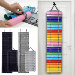 Vinyl Roll Holder Organizer Storage Rack Compartments Wall Mount Hanging KQ .a - Picture 1 of 17