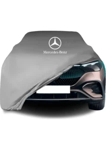 Gray Car Cover For Mercedes-Benz GLE SUV Dust Proof Windproof Indoor Car Cover - Bild 1 von 9
