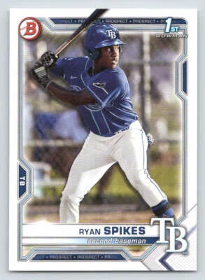 2021 Bowman Draft #BD63 Ryan Spikes (ref 223647) - Image 1 of 2