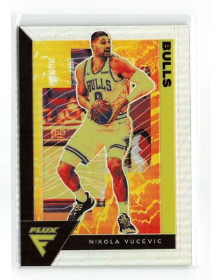 NIKOLA VUCEVIC #25 2020-21 PANINI FLUX BULLS SILVER - Image 1 of 2