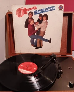 Vintage THE MONKEES "HEADQUARTERS" LP Vinyl RECORD Album Mono - Picture 1 of 3
