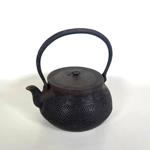 Antique Little Cast Iron Japanese Teapot - Picture 1 of 7