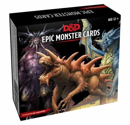 Dungeons and Dragons Spellbook Cards: Epic Monsters (d&d Accessory) by Wizards RPG Team (2019, Novelty Book)