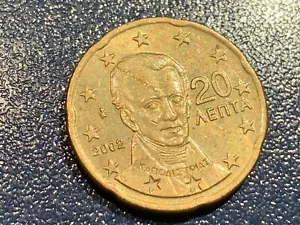 20 centów Grecja 2002 Z obiegu - Zdjęcie 1 z 2