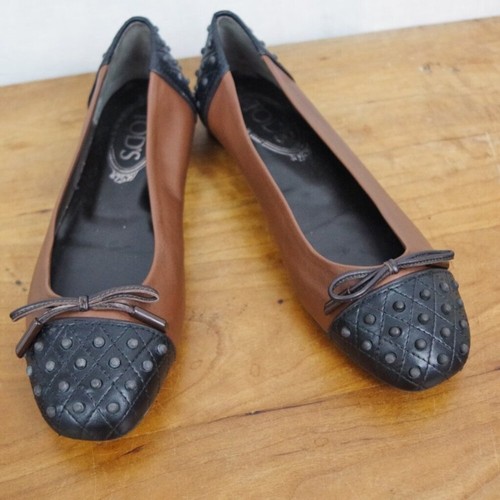 TOD’S Ballerine da guida bicolore Tod's made in Italy usate in ottime condizioni taglia 35