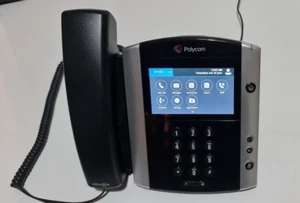 Polycom VVX 600 IP Touch Screen Video Phone OFFICE PHONE - Photo 1/4