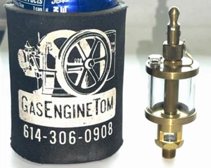 ESSEX n.1 Pilot Leva a Scatto Mirino Alimentazione Oliatore Ottone 1/8" NPT Hit Miss Gas NOS - Foto 1 di 12