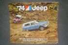 1974 JEEP CJ5 - Cherokee - Wagoneer - Truck color brochure