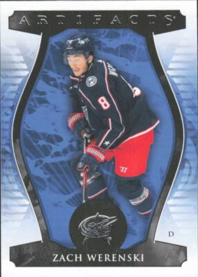 2023-24 Upper Deck Artifacts:   #68 Zach Werenski - Image 1 of 2