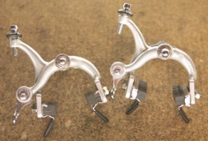 Vintage 70s 80s Campagnolo Nuovo Super Record brakes brake calipers set Bremsen - Picture 1 of 9