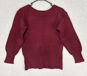 Maglione vintage anni 40/50 Union Knitting Mills maglia grossa lana spessa donna piccolo - Foto 1 di 9