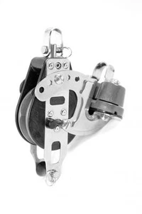 NAUTOS 92713 - SAILING BLOCK LINE 57 - SINGLE SWIVEL RATCHET W/ CAM AND BECKET - Picture 1 of 1