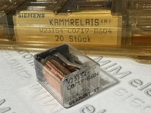 1x SIEMENS V23154-C0719-B604 RELÉ DE CÁMARA de propósito general 15VDC 30VAC 0,2A - Imagen 1 de 13