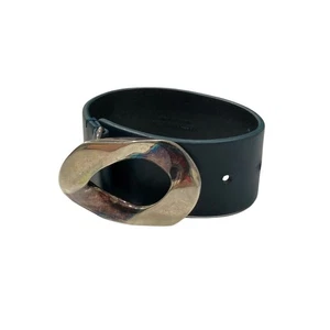 Pulsera de cuero BOTTEGA VENETA plata azul marino - Imagen 1 de 7