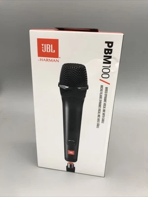 JBL PBM100 Wired Dynamic Vocal Microphone - Black Brand New - Image 1 of 4